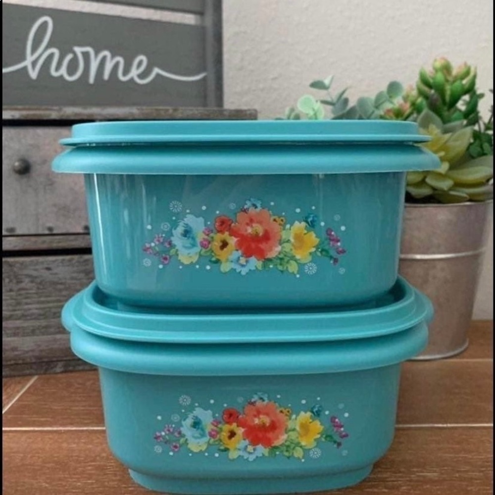 2 New Pioneer Woman 5 cup Storage Bowls